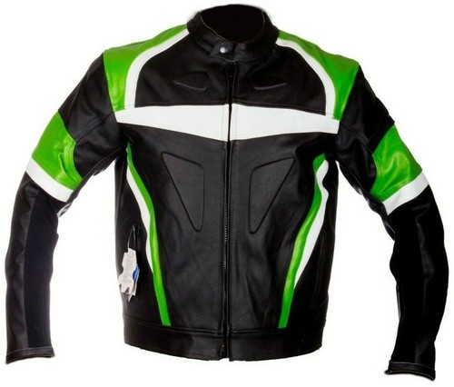 Veste cuir moto - en,