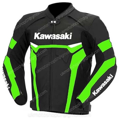 Kawasaki veste cuir moto - veste, de