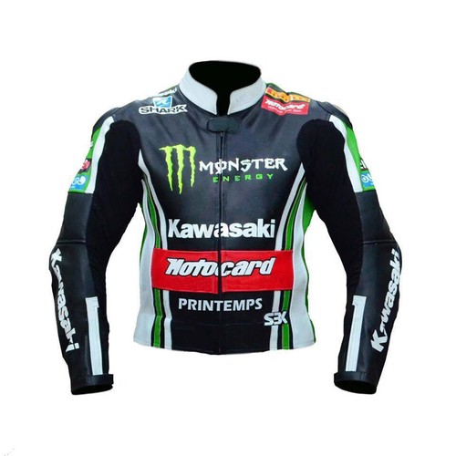 Kawasaki veste cuir motard - kawasaki,