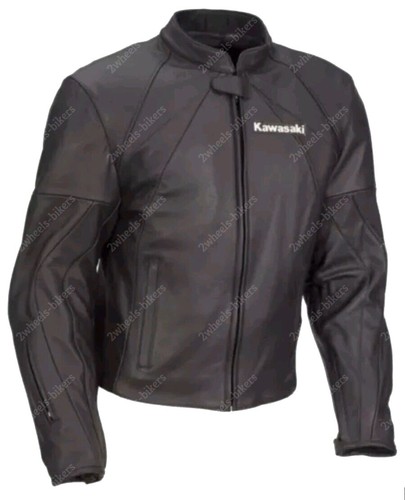 Kawasaki veste cuir moto - en,