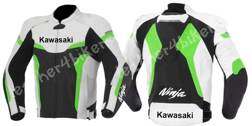 Kawasaki veste cuir moto - cuir,